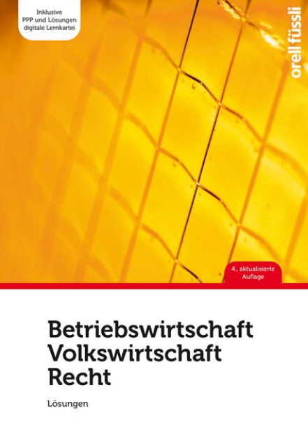 Bild von Betriebswirtschaft / Volkswirtschaft / Recht - Lösungen (eBook)