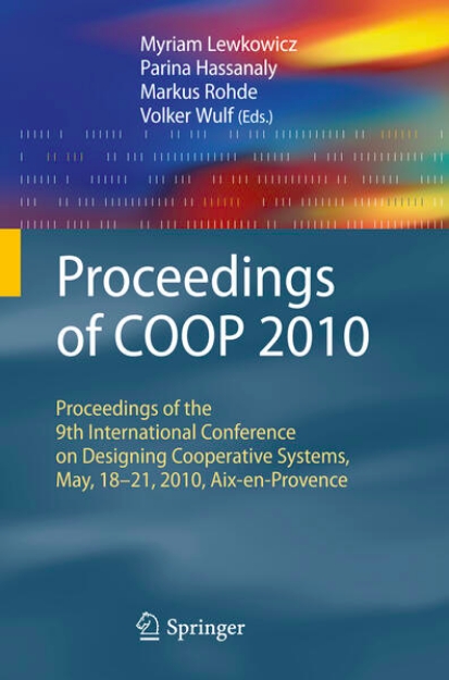 Bild von Proceedings of COOP 2010 (eBook)