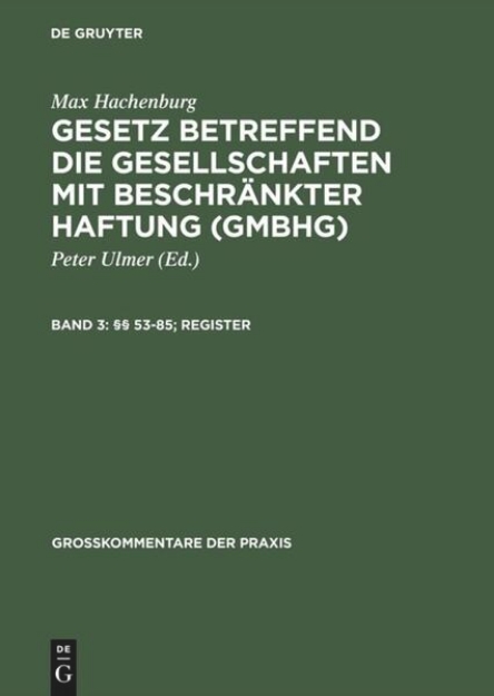 Bild von §§ 53-85; Register (eBook)