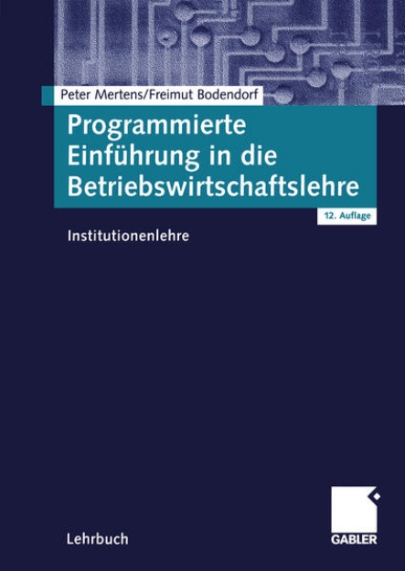 Bild von Programmierte Einführung in die Betriebswirtschaftslehre (eBook)