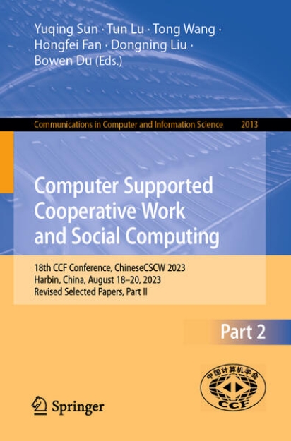 Bild von Computer Supported Cooperative Work and Social Computing (eBook)