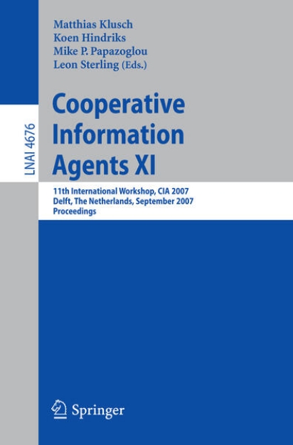 Bild von Cooperative Information Agents XI (eBook)