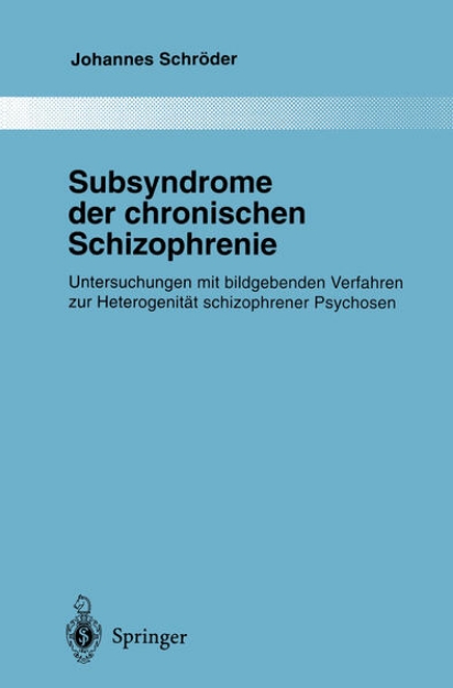 Bild von Subsyndrome der chronischen Schizophrenie (eBook)