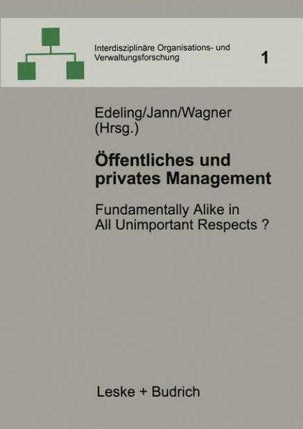 Bild von Öffentliches und privates Management (eBook)