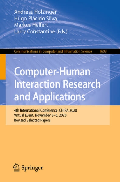 Bild von Computer-Human Interaction Research and Applications (eBook)