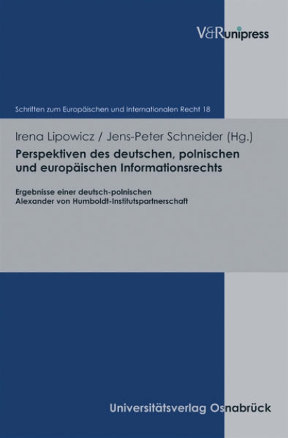 Bild von Perspektiven des deutschen, polnischen und europäischen Informationsrechts (eBook)