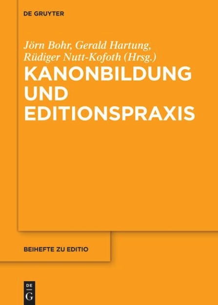 Bild von Kanonbildung und Editionspraxis (eBook)