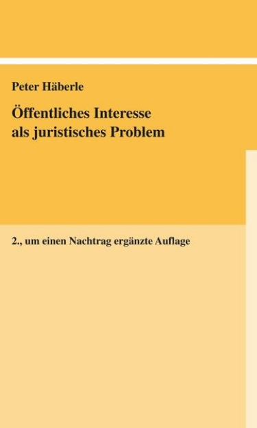 Bild von Öffentliches Interesse als juristisches Problem (eBook)