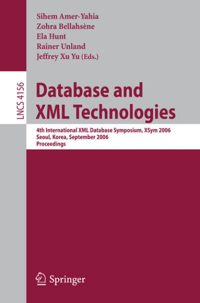 Bild zu Database and XML Technologies (eBook)