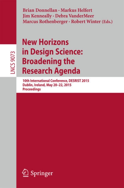 Bild von New Horizons in Design Science: Broadening the Research Agenda (eBook)