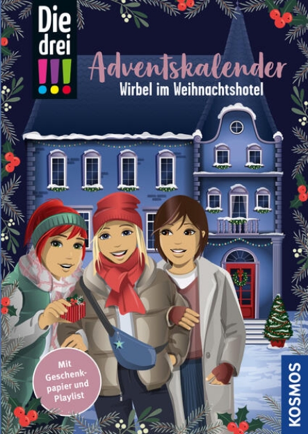 Bild von Die drei !!!, Wirbel im Weihnachtshotel