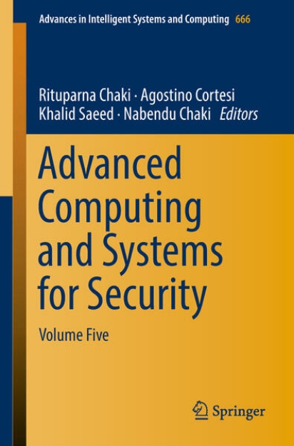 Bild von Advanced Computing and Systems for Security (eBook)