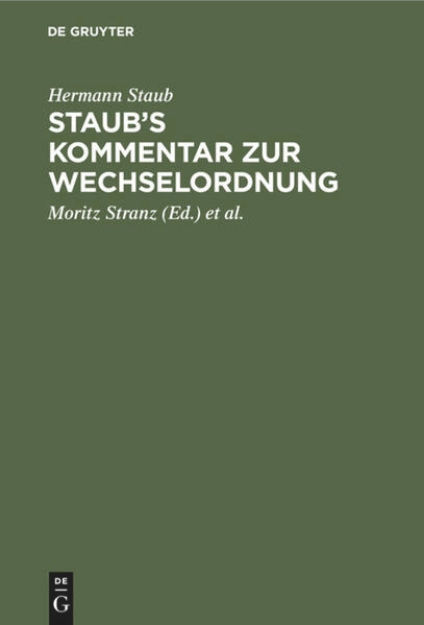 Bild von Staub's Kommentar zur Wechselordnung (eBook)