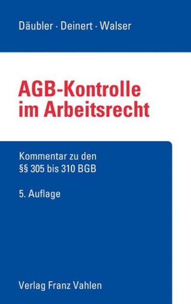 Bild von AGB-Kontrolle im Arbeitsrecht