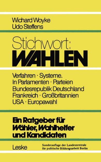 Bild von Stichwort: Wahlen (eBook)