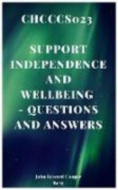 Bild von Chcccs023 Support Independence And Wellbeing - Questions and Answers (eBook)