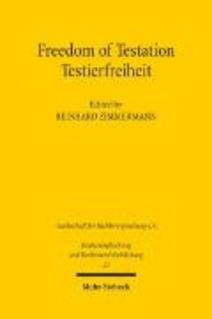 Bild von Freedom of Testation / Testierfreiheit (eBook)