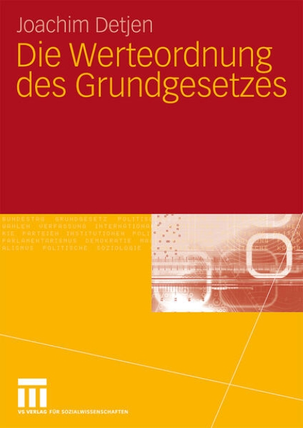 Bild von Die Werteordnung des Grundgesetzes (eBook)