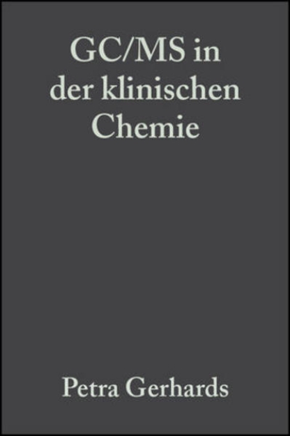 Bild von GC/MS in der klinischen Chemie (eBook)