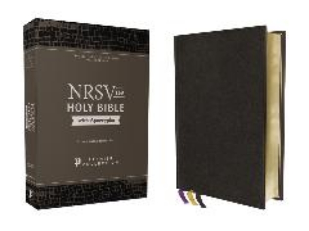 Bild von NRSVue, Holy Bible with Apocrypha, Premium Goatskin Leather, Black, Premier Collection, Art Gilded Edges, Comfort Print