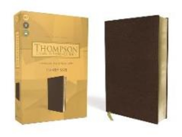 Bild von KJV, Thompson Chain-Reference Bible, Handy Size, Leathersoft, Brown, Red Letter