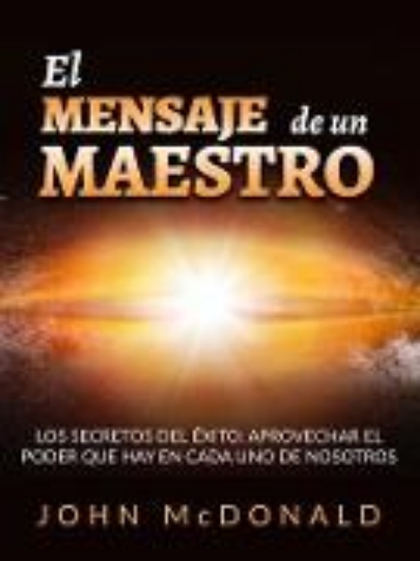 Bild von El Mensaje de un Maestro (Traducido) (eBook)