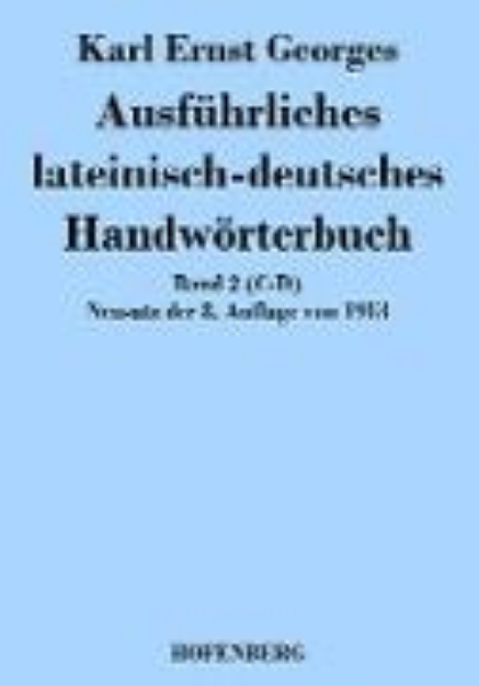 Bild von Ausführliches lateinisch-deutsches Handwörterbuch