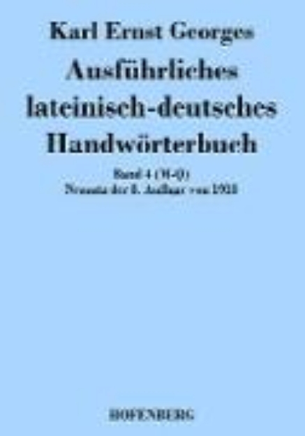 Bild von Ausführliches lateinisch-deutsches Handwörterbuch