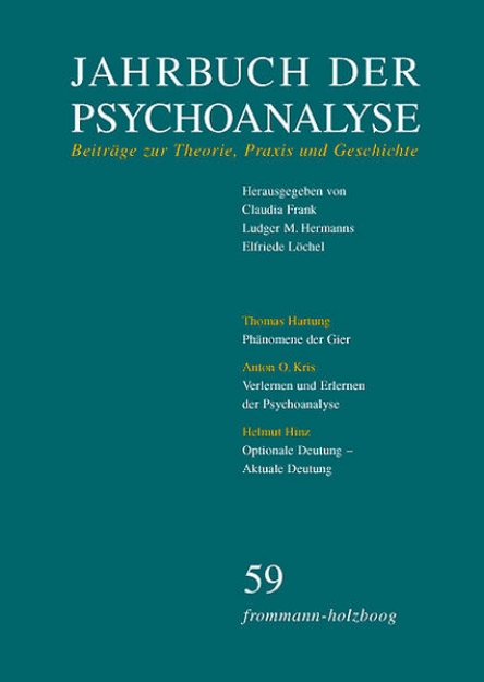 Bild von Jahrbuch der Psychoanalyse / Band 59 (eBook)