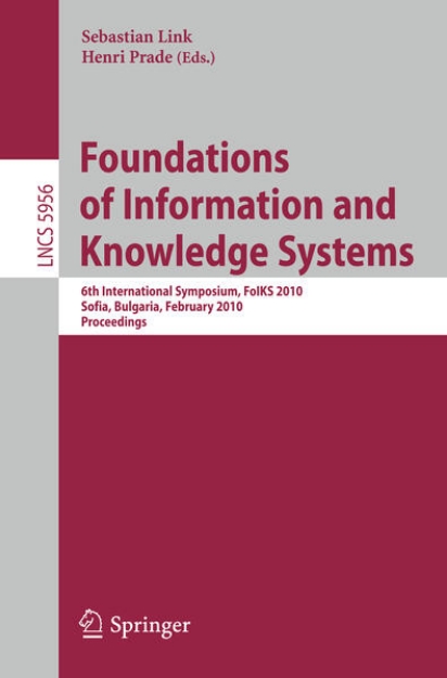 Bild von Foundations of Information and Knowledge Systems (eBook)