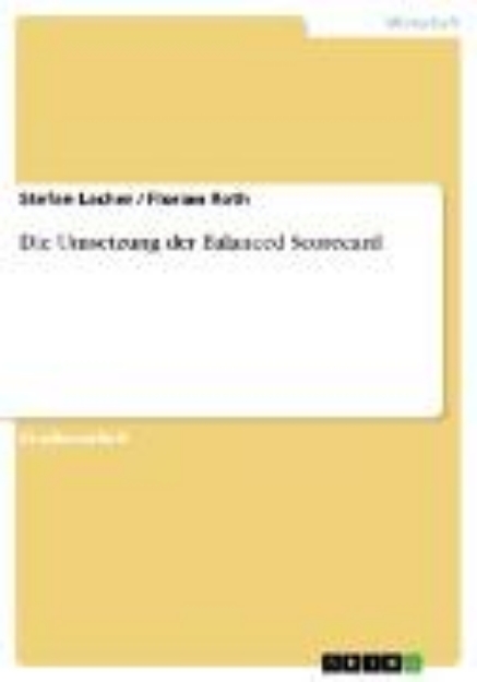 Bild von Die Umsetzung der Balanced Scorecard (eBook)