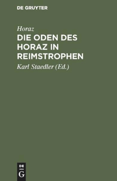 Bild von Die Oden des Horaz in Reimstrophen (eBook)