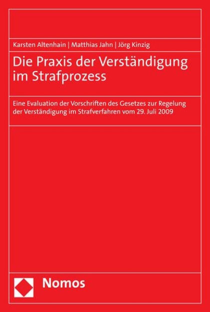 Bild von Die Praxis der Verständigung im Strafprozess (eBook)