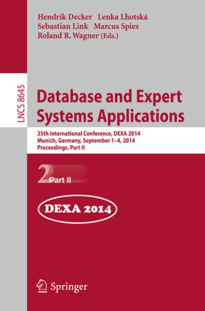 Bild von Database and Expert Systems Applications