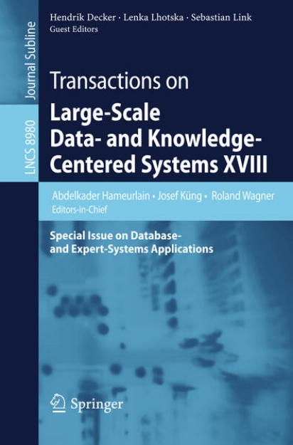 Bild von Transactions on Large-Scale Data- and Knowledge-Centered Systems XVIII (eBook)