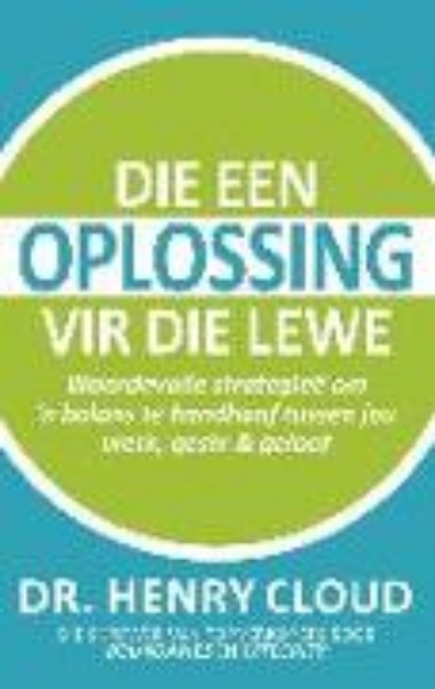 Bild von Die een oplossing vir die lewe (eBook)