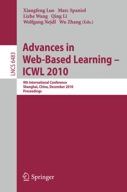 Bild von Advances in Web-Based Learning - ICWL 2010 (eBook)