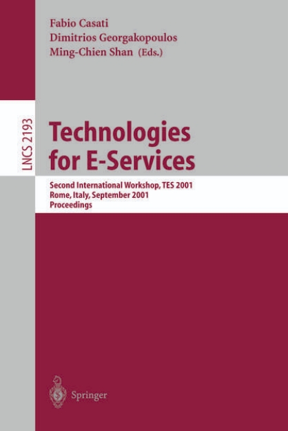 Bild von Technologies for E-Services (eBook)