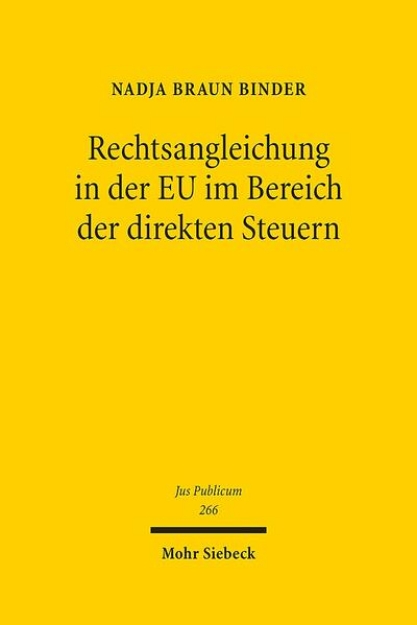 Bild von Rechtsangleichung in der EU im Bereich der direkten Steuern (eBook)