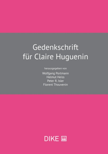 Bild von Gedenkschrift für Claire Huguenin