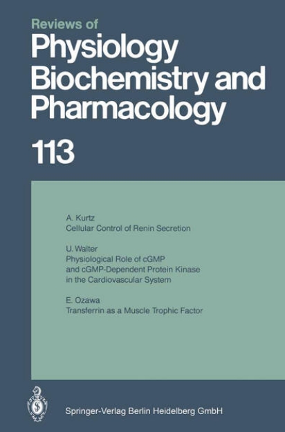 Bild von Reviews of Physiology, Biochemistry and Pharmacology (eBook)