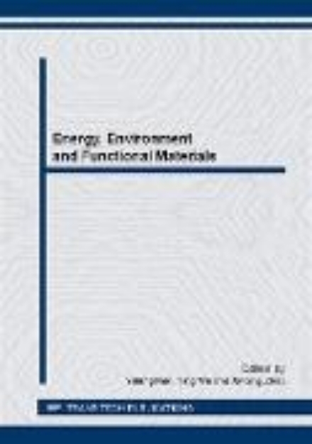 Bild von Energy, Environment and Functional Materials (eBook)