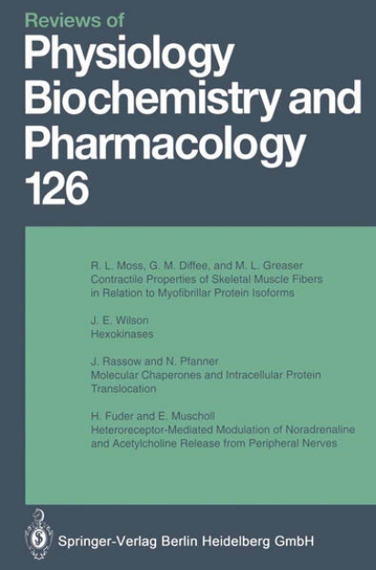 Bild von Reviews of Physiology, Biochemistry and Pharmacology