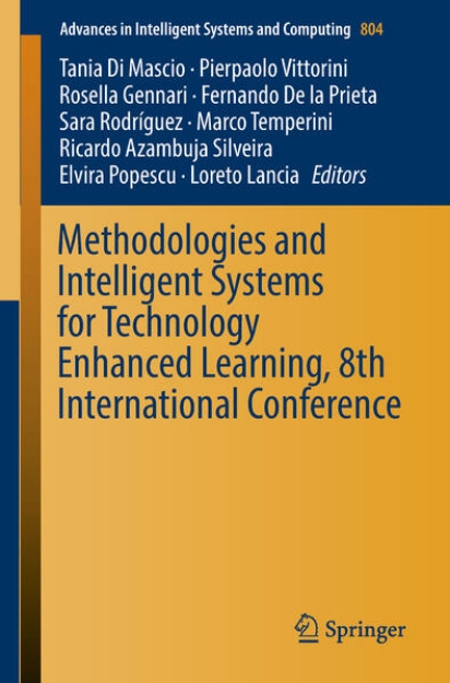 Bild von Methodologies and Intelligent Systems for Technology Enhanced Learning, 8th International Conference (eBook)