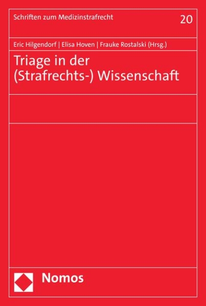 Bild von Triage in der (Strafrechts-) Wissenschaft (eBook)