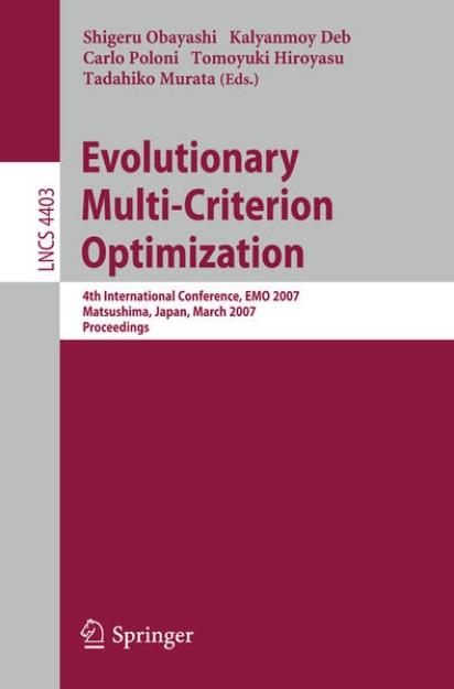 Bild von Evolutionary Multi-Criterion Optimization