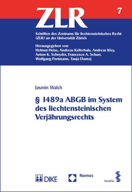 Bild von § 1489a ABGB im System des liechtensteinischen Verjährungsrechts