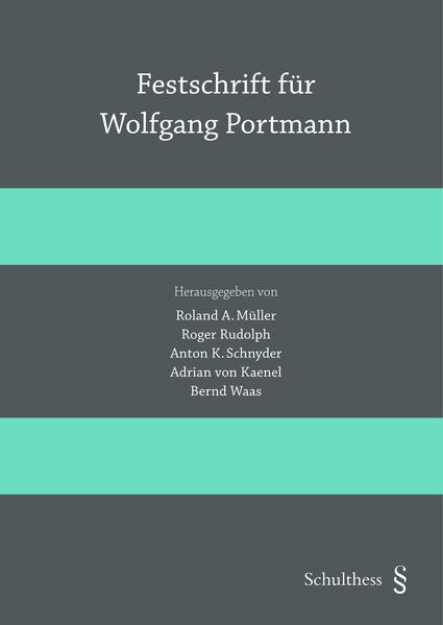 Bild von Festschrift für Wolfgang Portmann